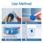 Anubhav Janni Toilet Bowl Cleaner Tablet Automatic Tablets Stain Remover Bathroom Flush Tank Blue Tab Cleaning Long Lasting Deodorizing Freshening Powerful Removal (Set Of 10) - Image 2