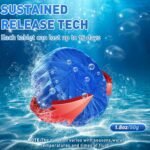 Anubhav Janni Toilet Bowl Cleaner Tablet Automatic Tablets Stain Remover Bathroom Flush Tank Blue Tab Cleaning Long Lasting Deodorizing Freshening Powerful Removal (Set Of 10) - Image 9