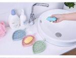 Anubhav Janni Leaf Soap Dish Plastic Beautiful Shape Double Layer Case Holder Bathroom Accessories Small Stand Jali Wash (Pack Of 3 Pcs) - Image 5