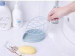 Anubhav Janni Leaf Soap Dish Plastic Beautiful Shape Double Layer Case Holder Bathroom Accessories Small Stand Jali Wash (Pack Of 3 Pcs) - Image 6