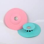 Anubhav Janni Silicon Sink Stopper Hair Catcher Drain Stopper Flex Silicone Strainer for Shower Bathtub Tub Floor Drain Kitchen Plug Sealer Kitchen Bathroom Water Bathtub (Pack Of 2 Pcs) - Image 2