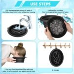 Anubhav Janni Silicone Ice Bowl Face Bath for With Built In Tray Collapsible Facial Small Reusable Cold Plunge Basin Is Portable Perfect Home Use Camping Travel Spa Tool (Pack Of 1 Pcs) - Image 2