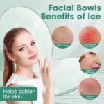 Anubhav Janni Silicone Ice Bowl Face Bath for With Built In Tray Collapsible Facial Small Reusable Cold Plunge Basin Is Portable Perfect Home Use Camping Travel Spa Tool (Pack Of 1 Pcs) - Image 5