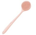 Anubhav Janni Silicone Bath Brush Long Handle 2 in 1 Brushes For Men Women Back Cleaning Bathing Scrubber Shower Soft Body With Handle BPA Free Hypoallergenic Flexible (Pack Of 1 Pcs)