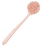 Anubhav Janni Silicone Bath Brush Long Handle 2 in 1 Brushes For Men Women Back Cleaning Bathing Scrubber Shower Soft Body With Handle BPA Free Hypoallergenic Flexible (Pack Of 1 Pcs)