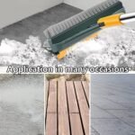 Anubhav Janni 3 In 1 Floor Scrubbing Brush Bathroom Cleaning With Wiper Long Handle 180° Rotate Toilet Tiles Cleaning Scrub For Kitchen Wiper Floor Toilet Home (Pack Of 1 Pcs) - Image 7