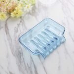 Anubhav Janni Soap Drain Tray Waterfall Holder Draining Bath Shower Box Sink Sponge Drainage Dish Shelf Organizer Container With Suckers Aerial Hollow Design Colorful Suction (Pack Of 1 Pcs) - Image 6