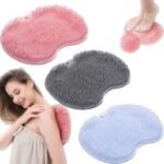 Anubhav Janni Shower Foot Scubber Scrubber For Hands Free Silicone Cleaner Massager Mat Exfoliating Bath Care Pain Relief Circulation Spa Pedicure Cleaning Shower Suction Cups (Pack Of 1 Pcs)