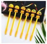 Anubhav Janni Smiley Emoji Pen Pens Cute Face Writing Kids Students Fun Stationery School Office Homework Journaling Gifting Creative Expression Smooth Ink Cutest Bright Emoji (Pack Of 2 Pcs) - Image 2