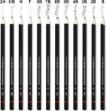Anubhav Janni Graded Pencil Set With Metal Case Drawing Sketching Kit Artist Graphite Professional  With In Elegant Tin Box Black For Artists And Designers Art (Set Of 1) - Image 6