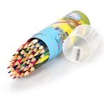 Anubhav Janni Colour Pencil With Shrpner Colored Pencils Drawing Pencils Vibrant Luster Hex Penholder Family Wood Double Sided Color Adult Kids Coloring Books Artist Drawing Sketching (Set Of 1)