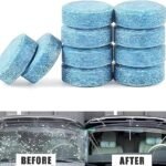 Anubhav Janni Car Glass Cleaner Tablet Automotive Accessories Radiant Compact Concentrated Effervescent Glass Solid Wiper for Window Clean with Gentle Washer Wash ( pack of 20 )