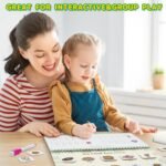 Anubhav Janni My Preschool Busy Book Activities Montessori Educational Toys For Old Toddler Travel Learning Binder Velcro Quiet Activity Kids Gift Fine Motor Skill Sensory Play (Pack Of 1 Pcs) - Image 7
