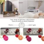Anubhav Janni Z10 Mirror Clock Digital LED Alarm for Table Smart Students Heavy Sleepers with Sensor Date and Temperature Office Home Bedroom Display Loud Sleepers Bedroom (Pack Of 1 Pcs) - Image 6