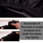 Anubhav Janni Waterproof Bag Cover Rain for Backpack Bags Rainproof Dust Proof Protector Elastic Adjustable Trekking Laptop School Luggage with Pouch Free Size ( pack of 1 ) - Image 4