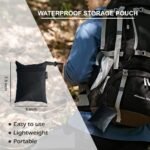 Anubhav Janni Waterproof Bag Cover Rain for Backpack Bags Rainproof Dust Proof Protector Elastic Adjustable Trekking Laptop School Luggage with Pouch Free Size ( pack of 1 ) - Image 5