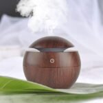 Anubhav Janni Wooden Humidifier Cool Mist Humidifiers Essential Oil Diffuser Aroma Air with Colorful Change for Car Office Babies humidifiers Home air humidifier Room Humidifire ( pack of 1 ) - Image 6