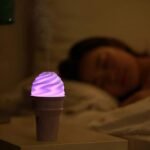 Anubhav Janni Ice -Cream Humidifier ice Cream Shape humidifier air freshener for Home Office carIce with Soft LED Glow Aroma Diffuser Quiet Ultrasonic Mist Output Compact  Bedroom ( pack of 1 ) - Image 3