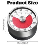 Anubhav Janni Mechanical Timer Kitchen Timer Twist N Time Magnetic Visual All Purpose Multi Use Countdown Perfect for Class Rooms Cooking Study Fitness Teaching Magnetic Visual (Pack Of 1 Pcs) - Image 4