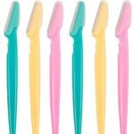 Anubhav Janni Eyebrow Razor Reusable Face for Women Facial Hair Instant Painless Removal For Eyebrows Upper Lip Forehead Peach Fuzz Chin and Sideburns Dermaplaning Tool (Pack Of 3 Pcs)