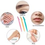 Anubhav Janni Eyebrow Razor Reusable Face for Women Facial Hair Instant Painless Removal For Eyebrows Upper Lip Forehead Peach Fuzz Chin and Sideburns Dermaplaning Tool (Pack Of 3 Pcs) - Image 3