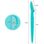 Anubhav Janni Eyebrow Razor Reusable Face for Women Facial Hair Instant Painless Removal For Eyebrows Upper Lip Forehead Peach Fuzz Chin and Sideburns Dermaplaning Tool (Pack Of 3 Pcs) - Image 5