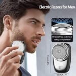 Anubhav Janni Mini Electric Shaver for Man Portable Shaving Machine Pocket Size Clean Shave Trimmer Men Foil Type-C Fast Charging Wet and Dry Use Home ( pack of 1 ) - Image 2
