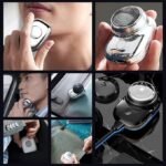 Anubhav Janni Mini Electric Shaver for Man Portable Shaving Machine Pocket Size Clean Shave Trimmer Men Foil Type-C Fast Charging Wet and Dry Use Home ( pack of 1 ) - Image 4