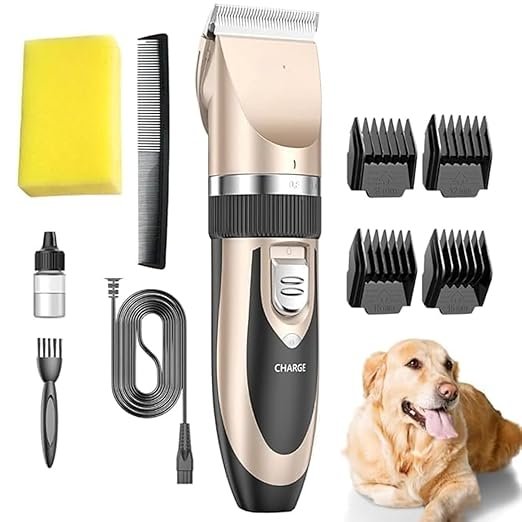 Anubhav Janni Dog Trimmer for Hair Cutting | Cordless Pet Dogs Cats Low Noise Professional Shih Tzu Persian Cat Grooming Complete Kit Pet Kit Quiet Labrador German Shepherd ( pack of 1 ) Anubhav Janni Dog Trimmer for Hair Cutting | Cordless Pet Dogs Cats Low Noise Professional Shih Tzu Persian Cat Grooming Complete Kit Pet Kit Quiet Labrador German Shepherd ( pack of 1 ) - Image 1