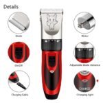 Anubhav Janni Dog Trimmer for Hair Cutting | Cordless Pet Dogs Cats Low Noise Professional Shih Tzu Persian Cat Grooming Complete Kit Pet Kit Quiet Labrador German Shepherd ( pack of 1 ) - Image 3