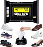 Anubhav Janni Shoe Cleaner Wipes of Portable Sneakers Quickly Remove Dirt Stains These Disposable Cleaning Can Be Used On Footwear Shoe Sneaker Quick for Shoes ( pack of 1 )