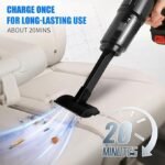 Anubhav Janni Wireless Portable Car Vacum Handheld Vacuum Cordless With pa HIgh-Power-Suction-Home-Office-Pet Dust Cleaner High Power Suction one Batteries ( pack of 1 ) - Image 7