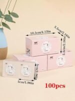 Anubhav Janni Nail Polish Remover Wipes Paint Wet Pads Enamel Removal Tissue nail wipes that prevent skin and nails Fast Remove with Nutrition Oil (pack of 1) - Image 2
