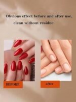 Anubhav Janni Nail Polish Remover Wipes Paint Wet Pads Enamel Removal Tissue nail wipes that prevent skin and nails Fast Remove with Nutrition Oil (pack of 1) - Image 6