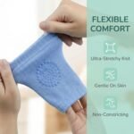 Anubhav Janni Baby Knee Pad Pads Protector With Anti Slip Crawling Gel Pairs For Toddlers Elbow Protector Anti Slip Silicone Dots Support Walking Soft Stretchable Breathable Leg (2 Pair) - Image 4