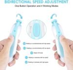 Anubhav Janni Baby Nail Trimmer With 6 Grinding Newborn Electric Safe File Baby Cutter New Born Light Pads For Toddler Toes and Fingernails Kids Care Polish Trim Multicolor File (Pack Of 1 Pcs) - Image 3