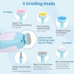 Anubhav Janni Baby Nail Trimmer With 6 Grinding Newborn Electric Safe File Baby Cutter New Born Light Pads For Toddler Toes and Fingernails Kids Care Polish Trim Multicolor File (Pack Of 1 Pcs) - Image 5
