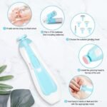 Anubhav Janni Baby Nail Trimmer With 6 Grinding Newborn Electric Safe File Baby Cutter New Born Light Pads For Toddler Toes and Fingernails Kids Care Polish Trim Multicolor File (Pack Of 1 Pcs) - Image 6