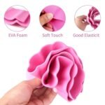 Anubhav Janni Baby Bath Cap (Shower Cap) Adjustable Shower New Soft Bathing Wash Hair Eye Ear Protector Hat For Born Infants Babies Boys Girls Kids Shower Cap Baby Washing Shield (Pack Of 2 Pcs) - Image 3