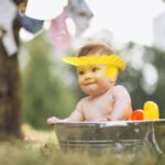 Anubhav Janni Baby Bath Cap (Shower Cap) Adjustable Shower New Soft Bathing Wash Hair Eye Ear Protector Hat For Born Infants Babies Boys Girls Kids Shower Cap Baby Washing Shield (Pack Of 2 Pcs) - Image 6