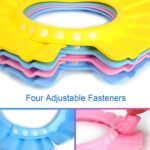 Anubhav Janni Baby Bath Cap (Shower Cap) Adjustable Shower New Soft Bathing Wash Hair Eye Ear Protector Hat For Born Infants Babies Boys Girls Kids Shower Cap Baby Washing Shield (Pack Of 2 Pcs) - Image 7