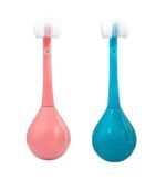 Anubhav Janni 3 Sided Childenrs Toothbrush Three For Kids Childrens Toothbrush Three Sided Training Soft Bristle Pc Manual For Childrens Kids Three Training Kids vietnam Training (Pack Of 1 Pcs)