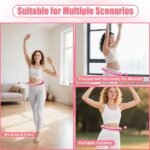 Anubhav Janni Hula Hoop for Adults Weight Loss – 24 Adjustable Knots Auto-Spinning Ball Quiet Detachable Infinity Fitness Women Men Plus Size Exercise Ring Adjustable Loss ( pack of 1 ) - Image 6