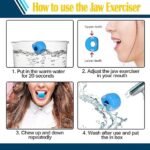 Anubhav Janni Jawline Exerciser Jaw Face and Neck - Define Your Jawline Slim Tone Look Younger Healthier Helps Reduce Stress Craving- Free Rop Hanger For neck Jawline ( pack of 1 ) - Image 2