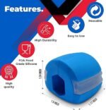 Anubhav Janni Jawline Exerciser Jaw Face and Neck - Define Your Jawline Slim Tone Look Younger Healthier Helps Reduce Stress Craving- Free Rop Hanger For neck Jawline ( pack of 1 ) - Image 3