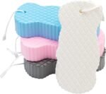Anubhav Janni Baby Bath Sponge Painless Body Shower Sponge Dead Skin Remover Sponge Soft Exfoliating Scrub Reusable Dead For Scrubber Adults Children Women Ultra Soft Sponge (Pack Of 2 Pcs)