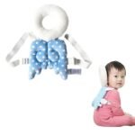 Anubhav Janni Baby Head Protector Supporter Angel Pillow Prevent Injuries Wile Crawling Safety Crawling Toddlers Pad Cushion Flexible Strap Back Protection Walkers (Multicolor) (Pack Of 1 Pcs)