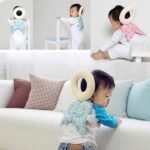 Anubhav Janni Baby Head Protector Supporter Angel Pillow Prevent Injuries Wile Crawling Safety Crawling Toddlers Pad Cushion Flexible Strap Back Protection Walkers (Multicolor) (Pack Of 1 Pcs) - Image 2