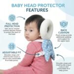Anubhav Janni Baby Head Protector Supporter Angel Pillow Prevent Injuries Wile Crawling Safety Crawling Toddlers Pad Cushion Flexible Strap Back Protection Walkers (Multicolor) (Pack Of 1 Pcs) - Image 3