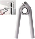 Anubhav Janni Anti slip Plumbing Repair Wrench Tool Anti Slip for Kitchen Bathroom Universal Tap Faucet Opener Spanner Plastic Sink Installation Easy Aerator Heavy Duty (Pack Of 1 Pcs)
